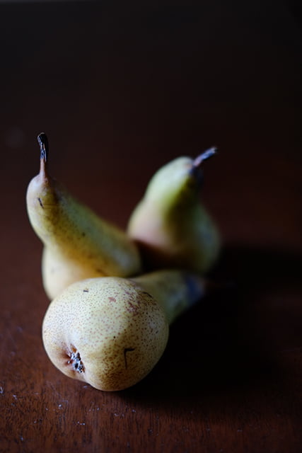 Budino semplicissimo di pere e cacao 2 pere
