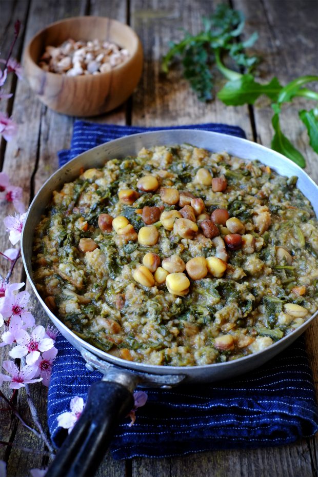 Ribollita d'erbe spontanee e cicerchie - Benvenuta primavera! 3