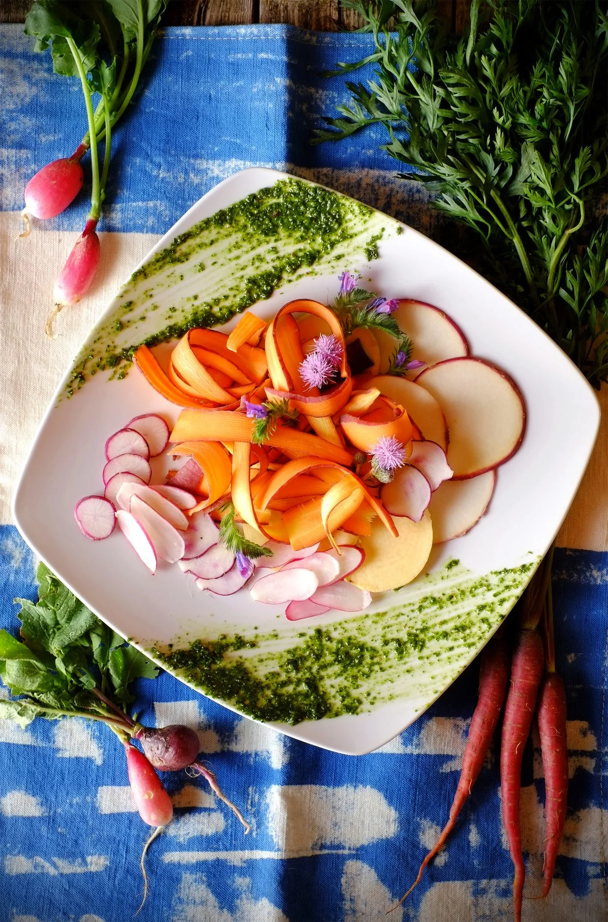 Puntarelle alla romana - versione vegan senza alici